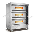 Shinelong High Quality Restaurant 4-Trays Gas Deck Oven